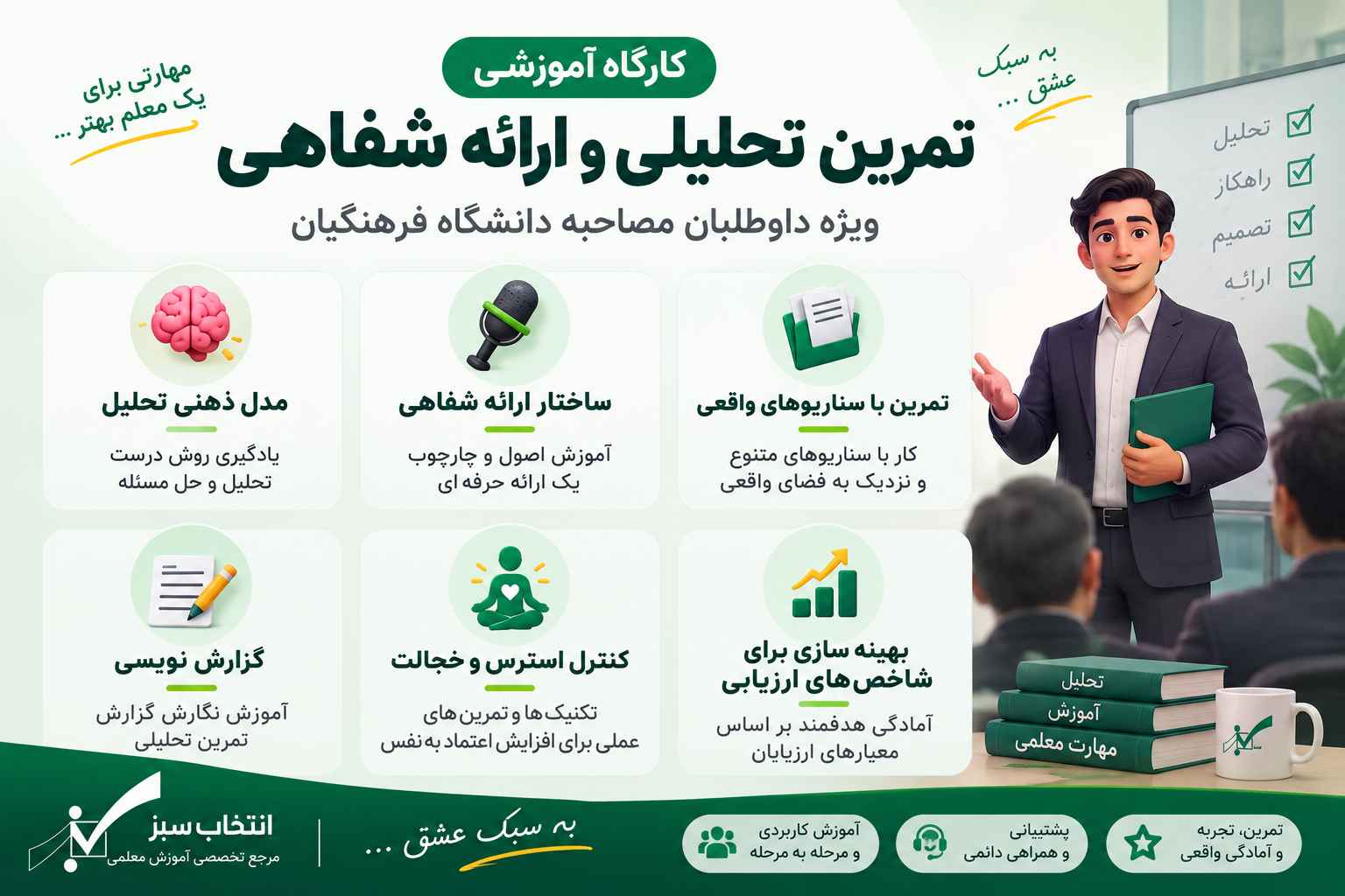 سناریو تمرین تحلیلی و ارائه شفاهی